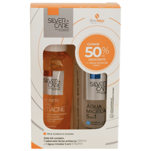 Silver Care Kit Sab Antiacne 120 Ml + Micelar