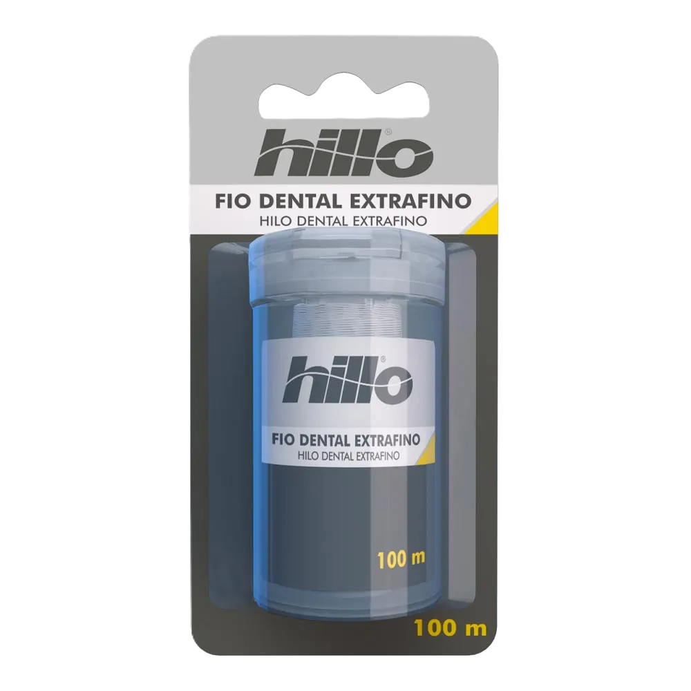 Fio Dental Hillo Extra Fino 100 Mt