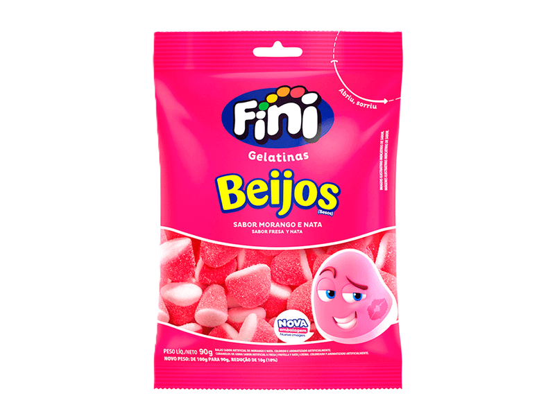 Fini Beijos De Morango 90 G