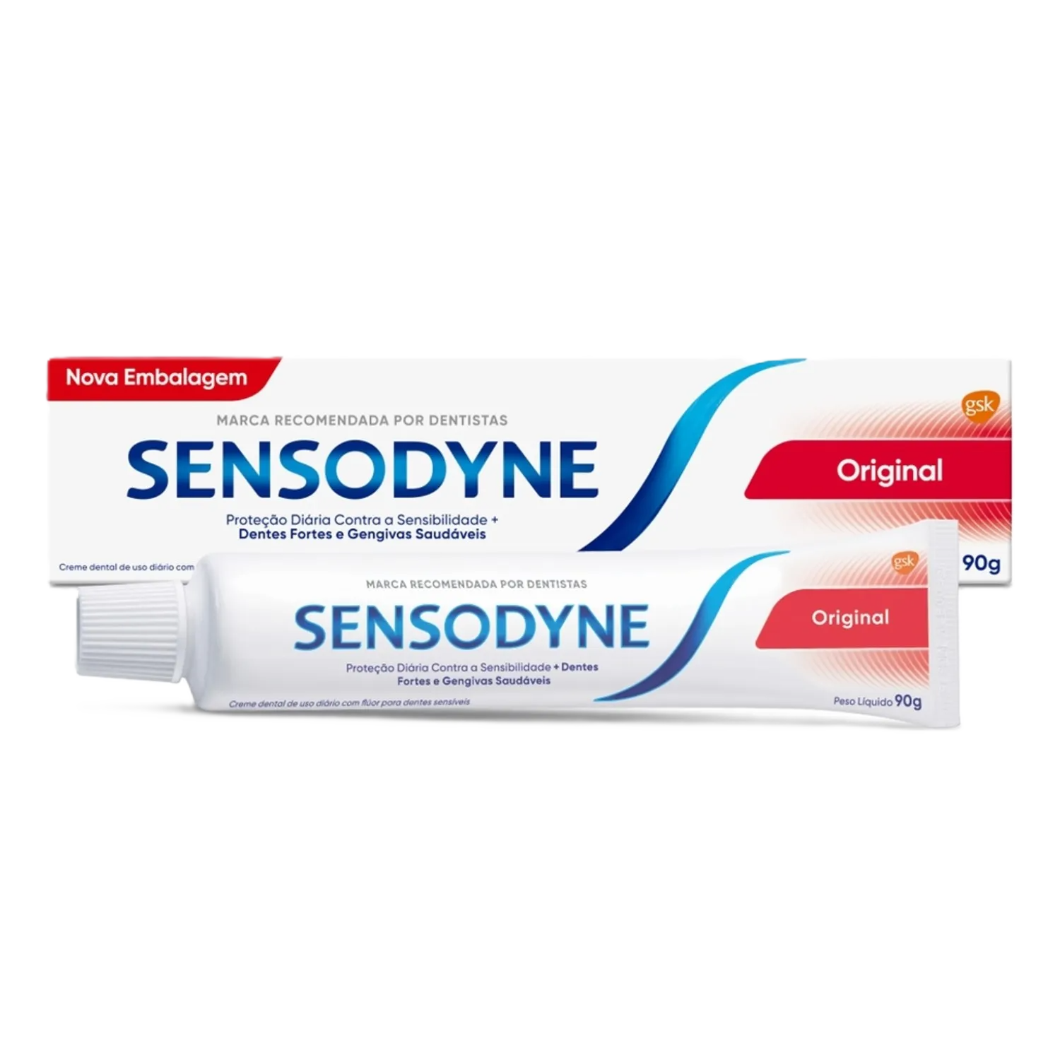 Creme Dentalsensodyne Reg.50 G Vermelho