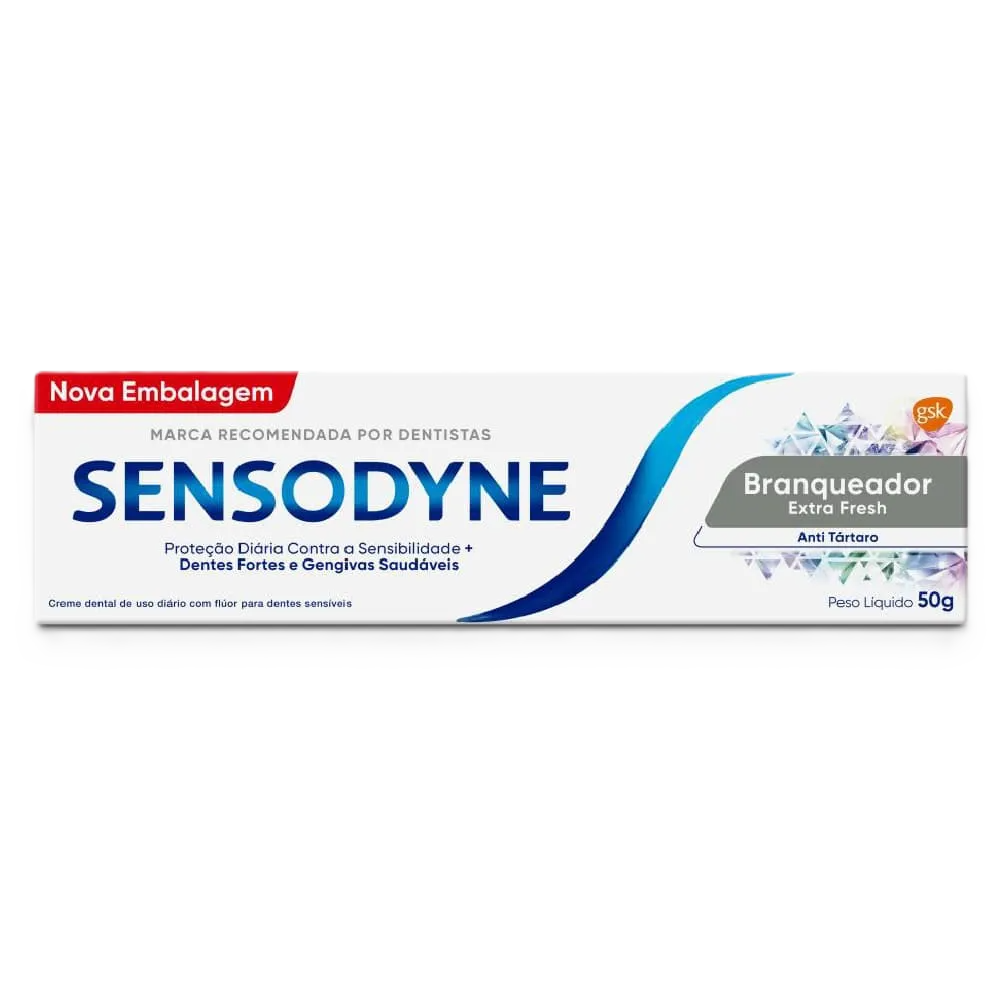 Creme Dental Sensodyne Branq.Ext.Fresh 50 G