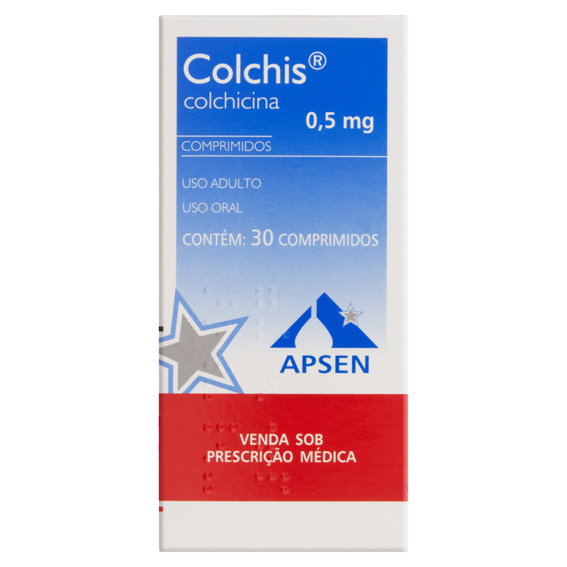 Colchis 0,5 Mg Com 30 Comprimidos