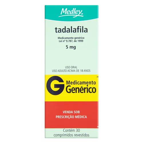 Tadalafila 5 Mg C/30 Comp (G) Med