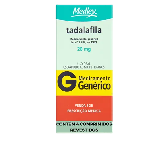 Tadalafila 20 Mg C/4 Medley