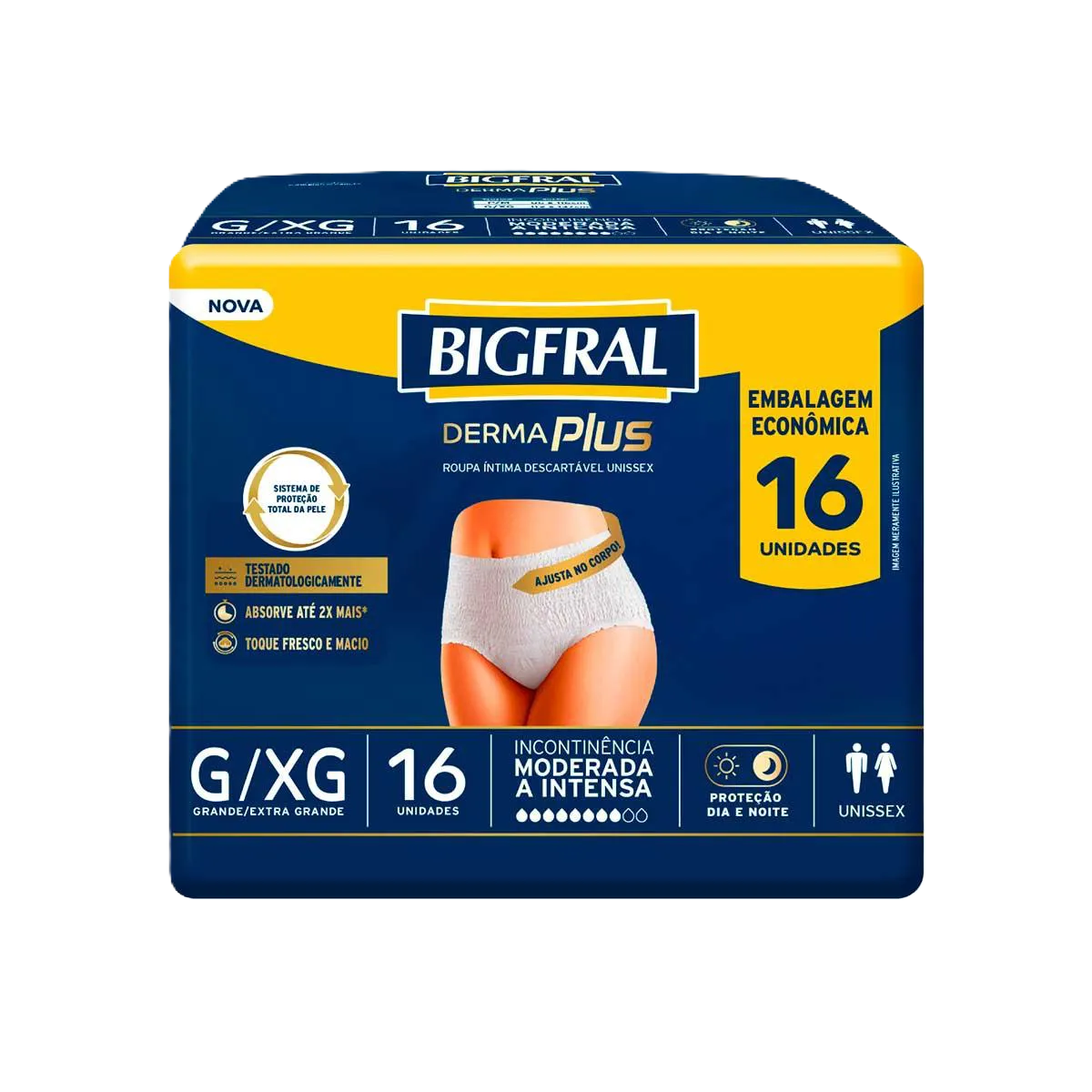 Fralda Bigfral Pants Mega G/Xg 16 Un