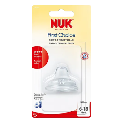 Bico Nuk Silicone P/Copo De Treinamento F.C. 750408 Ub