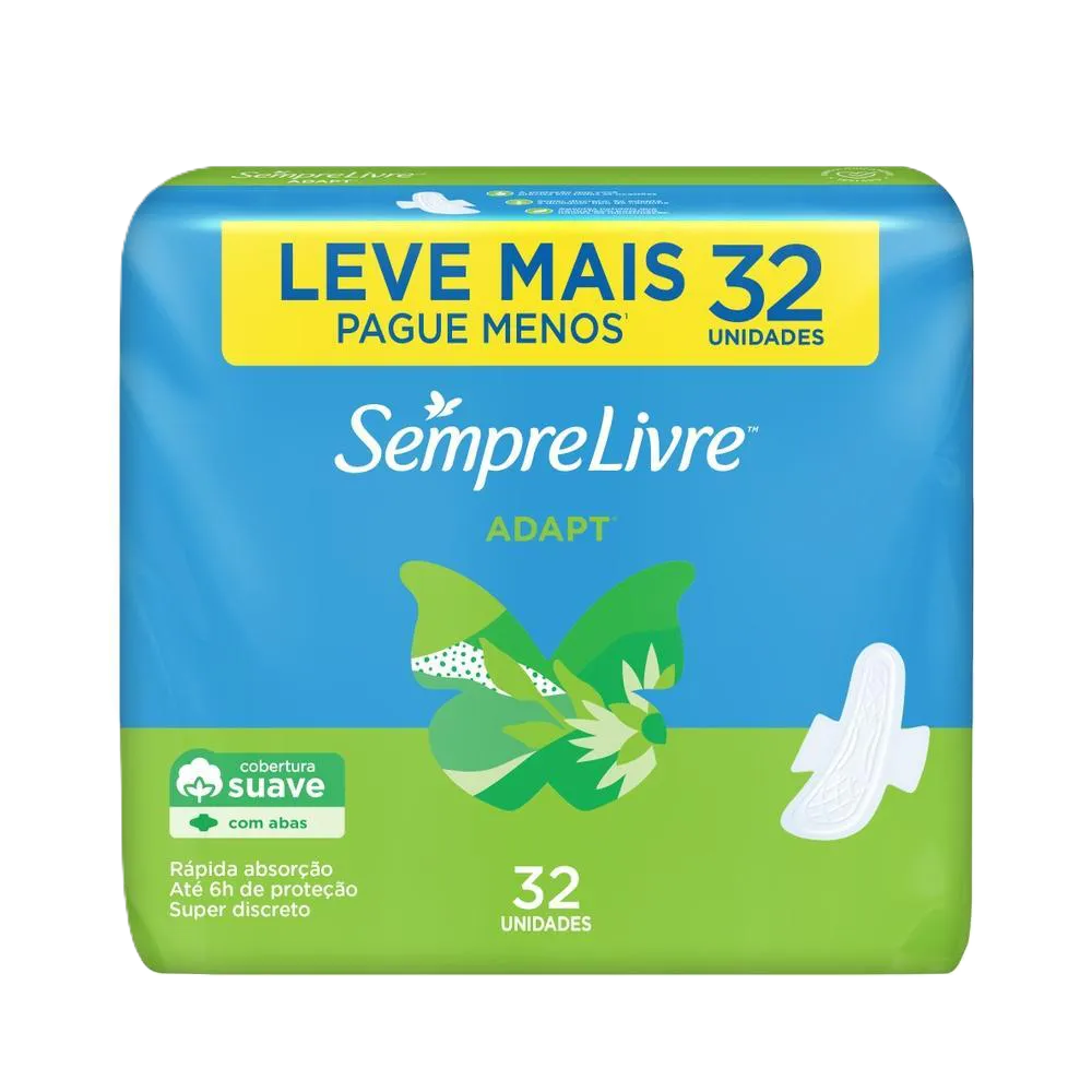 Abs S.Livre Adapt Suave C/Aba L+P 32 Un
