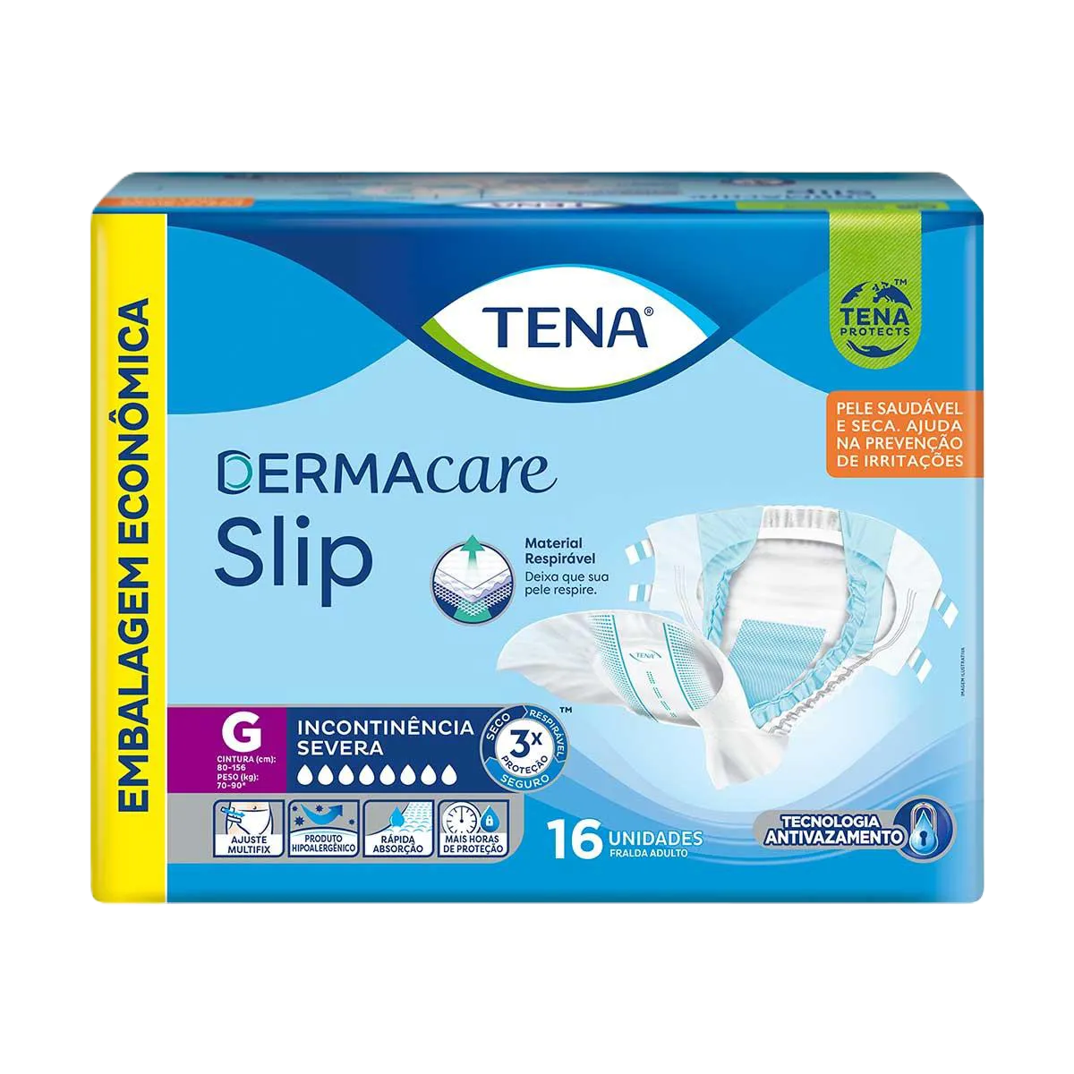 Tena Slip Dermacare G 16 Tiras