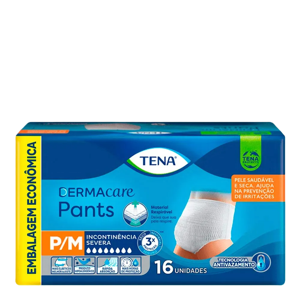 Tena Pants Dermacare P/M 16 Un