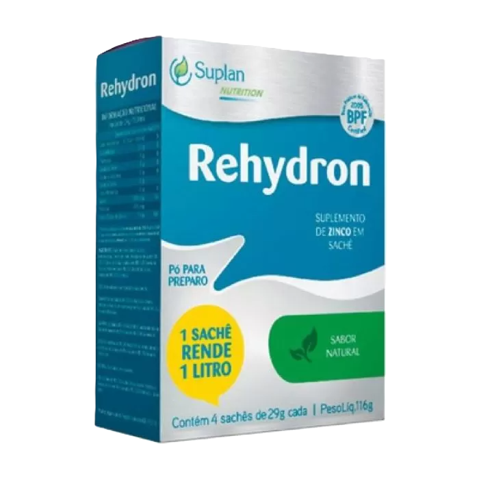 Reidratante Rehydron Po 29 G Natural 4 Un