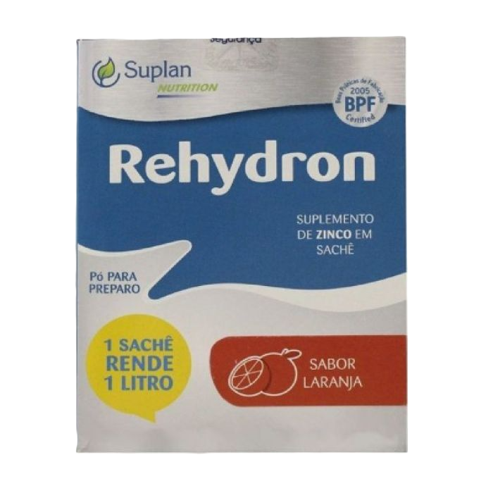 Reidratante Rehydron Po 29 G Laranja 4 Un