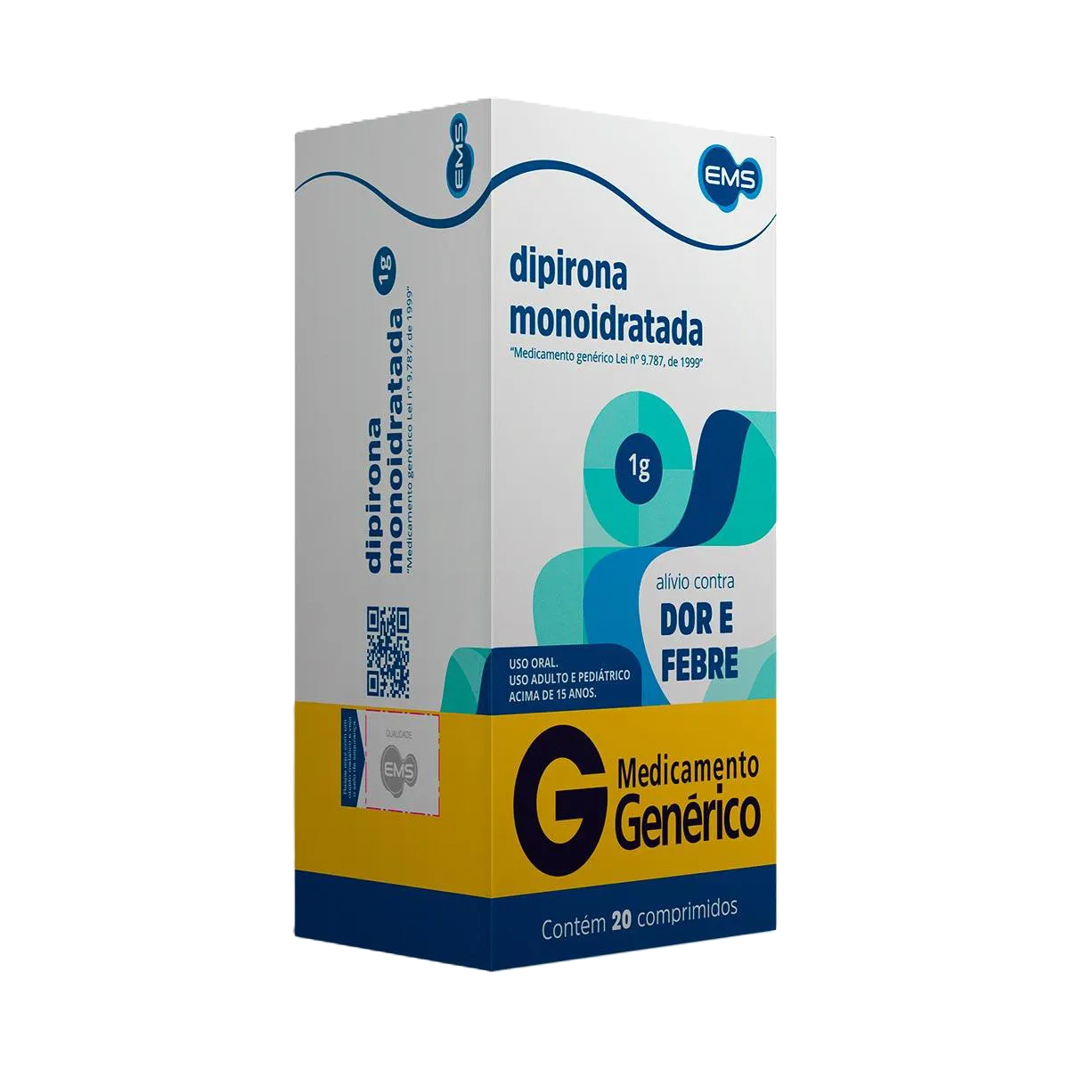 Dipirona 1 G 20 Cpr (G) Ems