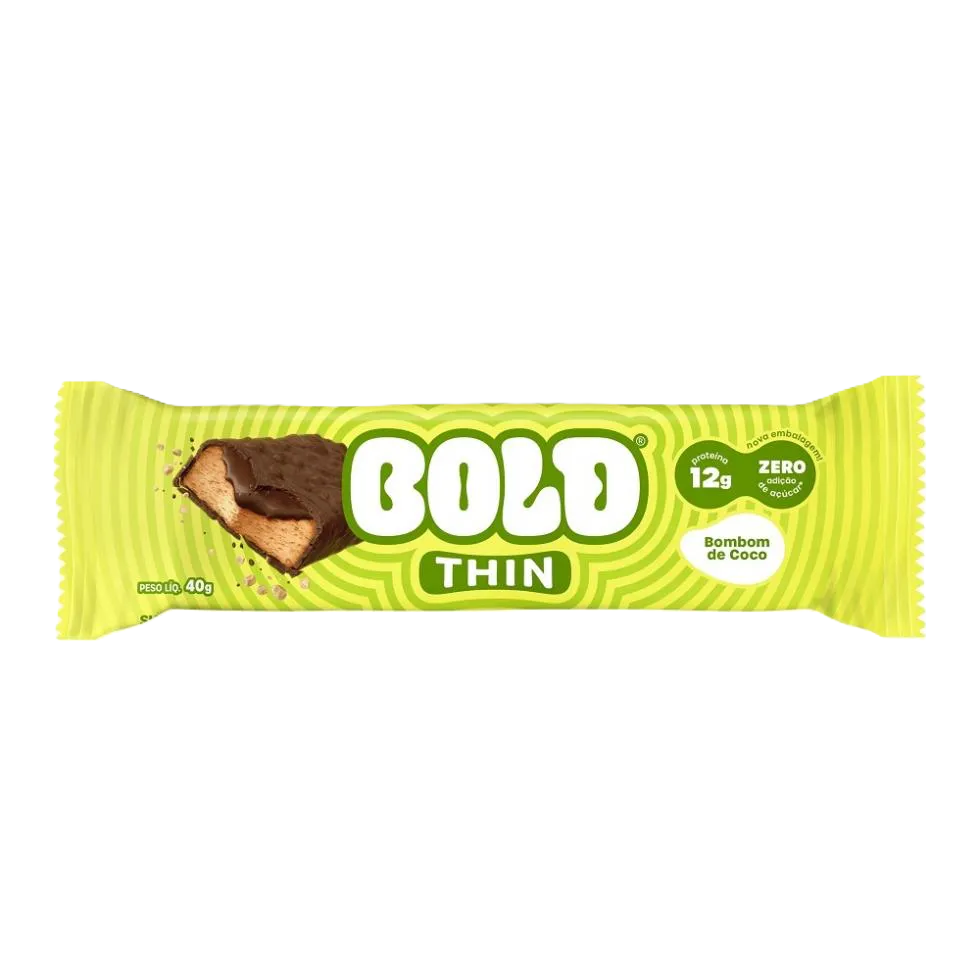 Bold Thin Bombom De Coco 40 G