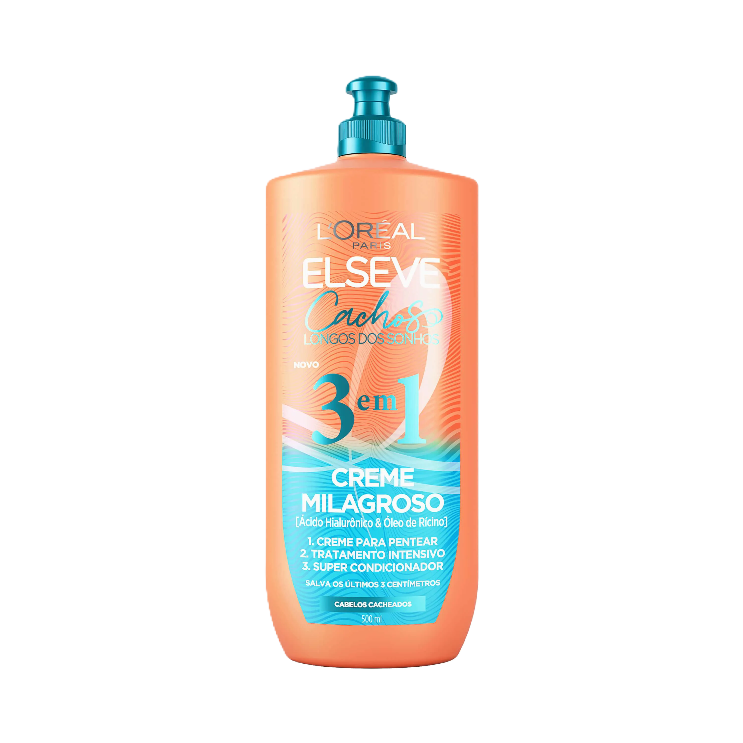 Cr Tr Elseve Cachos Dos Sonhos 3 Em1 500 Ml