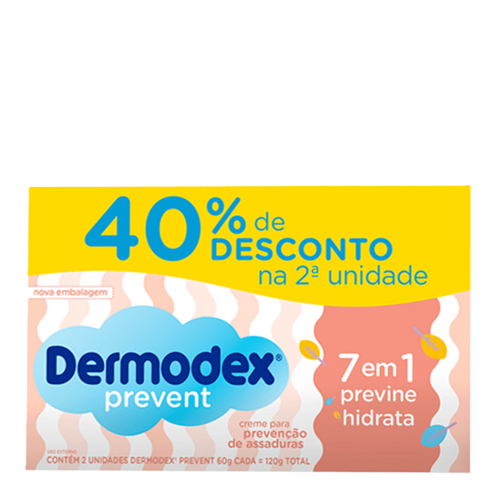 Kit Dermodex Prevent 60 G 40% Desc 2 Un