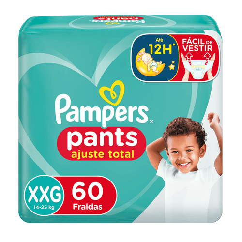 Fr Pampers Pants Ajuste Total Xxg 60 Un
