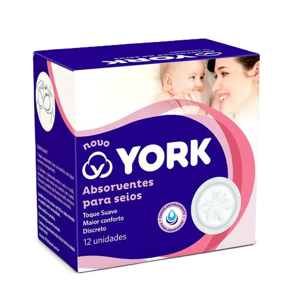 Abs Protetor Seios York 12 Un