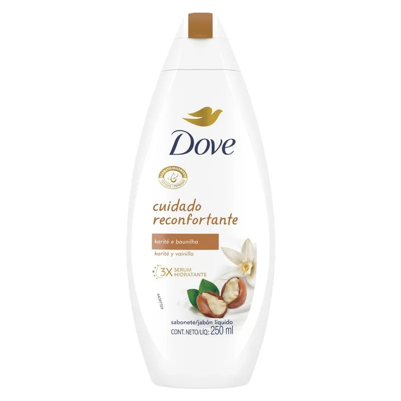 Sabonete Liquido Dove Shower Karite E Baunilha 250 Ml