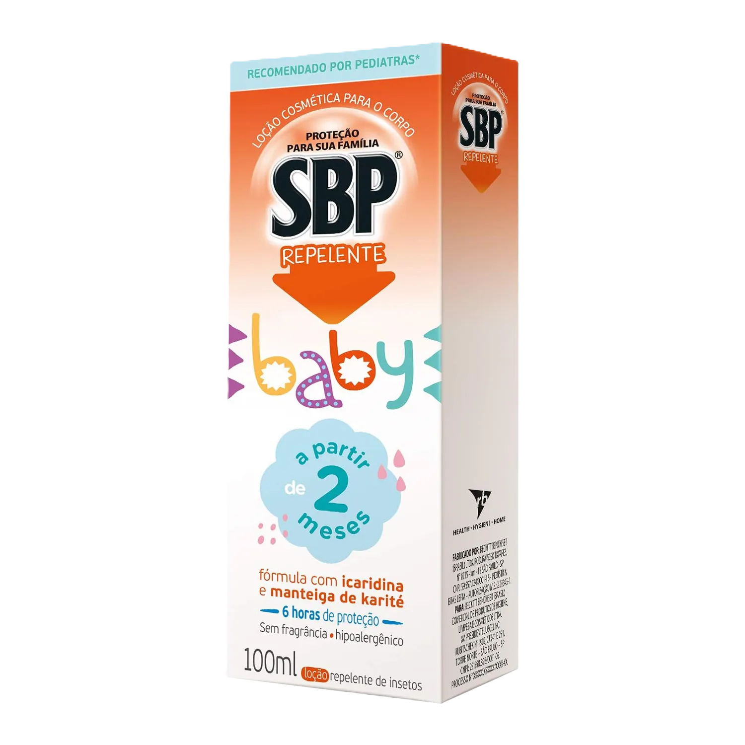 Repelente Sbp Locao Baby 100 Ml
