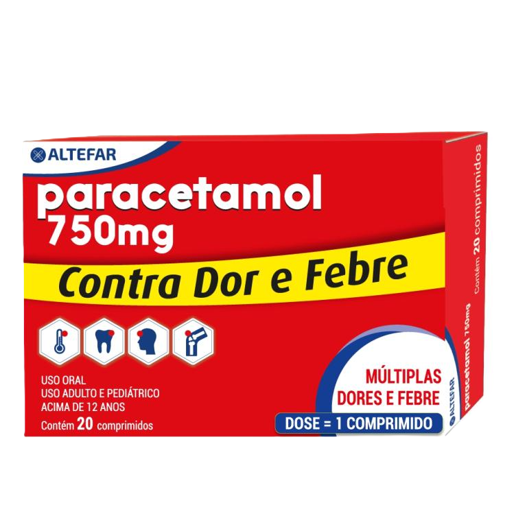 Paracetamol 750 Mg 20 Cpr (G) Altefar