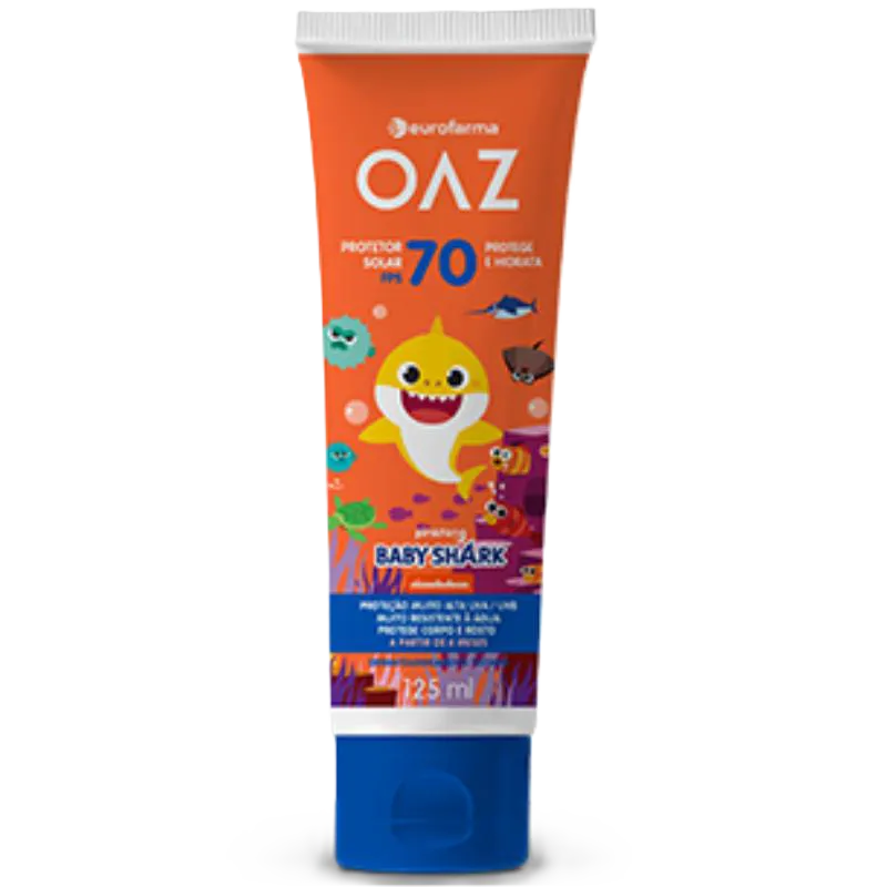 Prot Solar Corp Oaz Kids Baby Shark Fps70 125 Ml