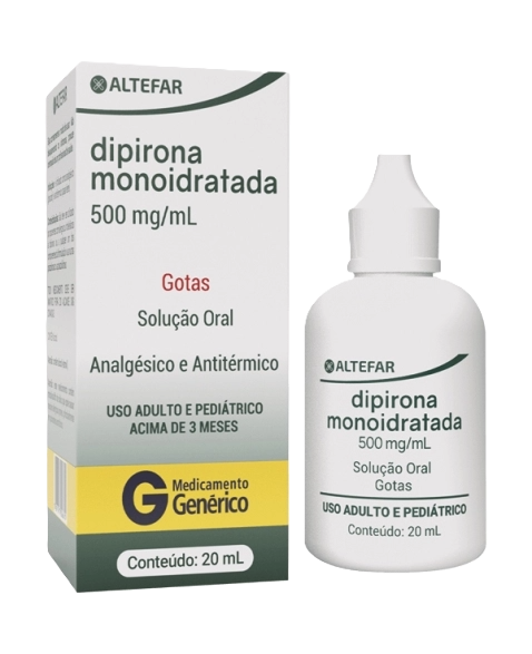 Dipirona 500 Mg Gts 20 Ml (G) Altefar