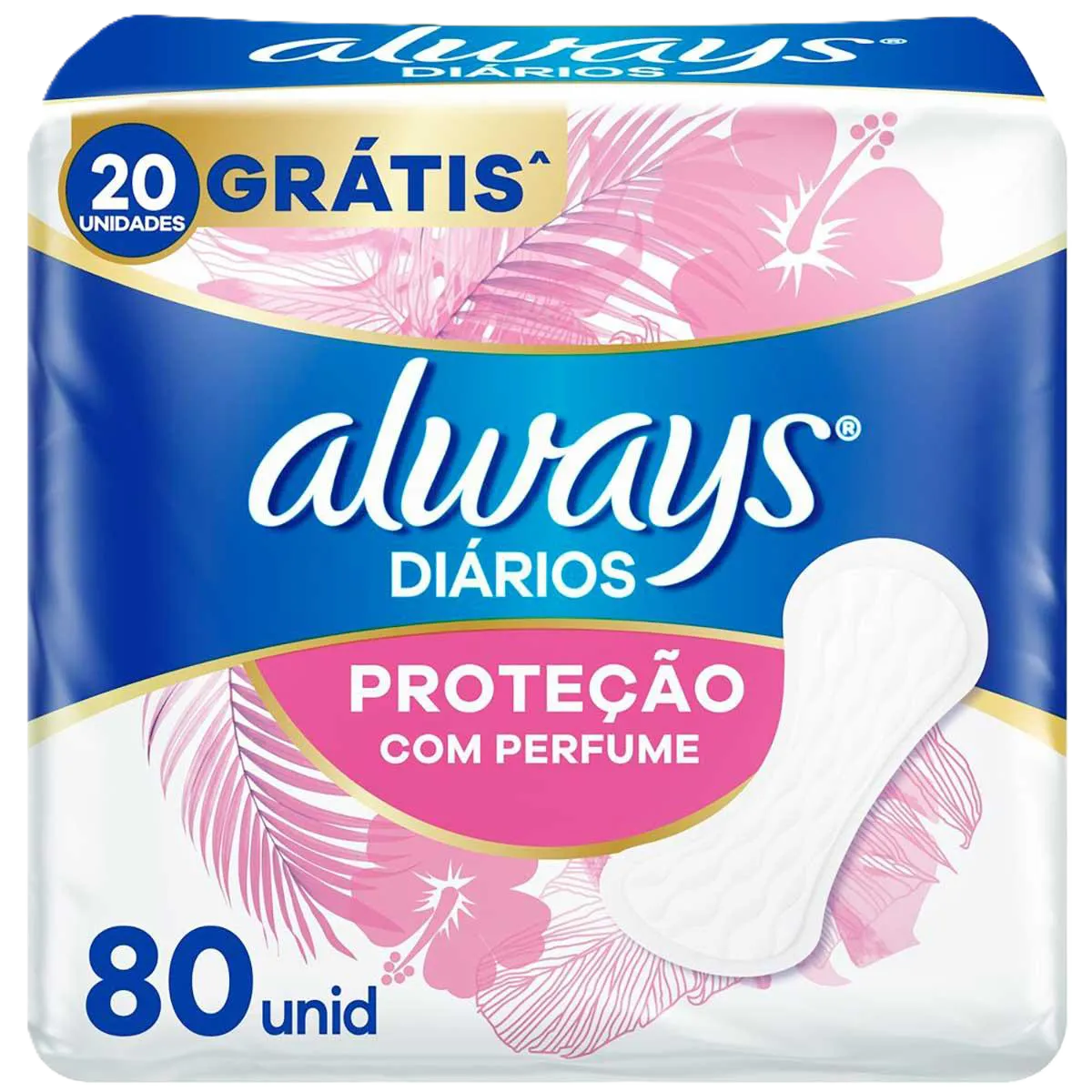 Abs Always Prot Diario Sem Perfume 80 Un