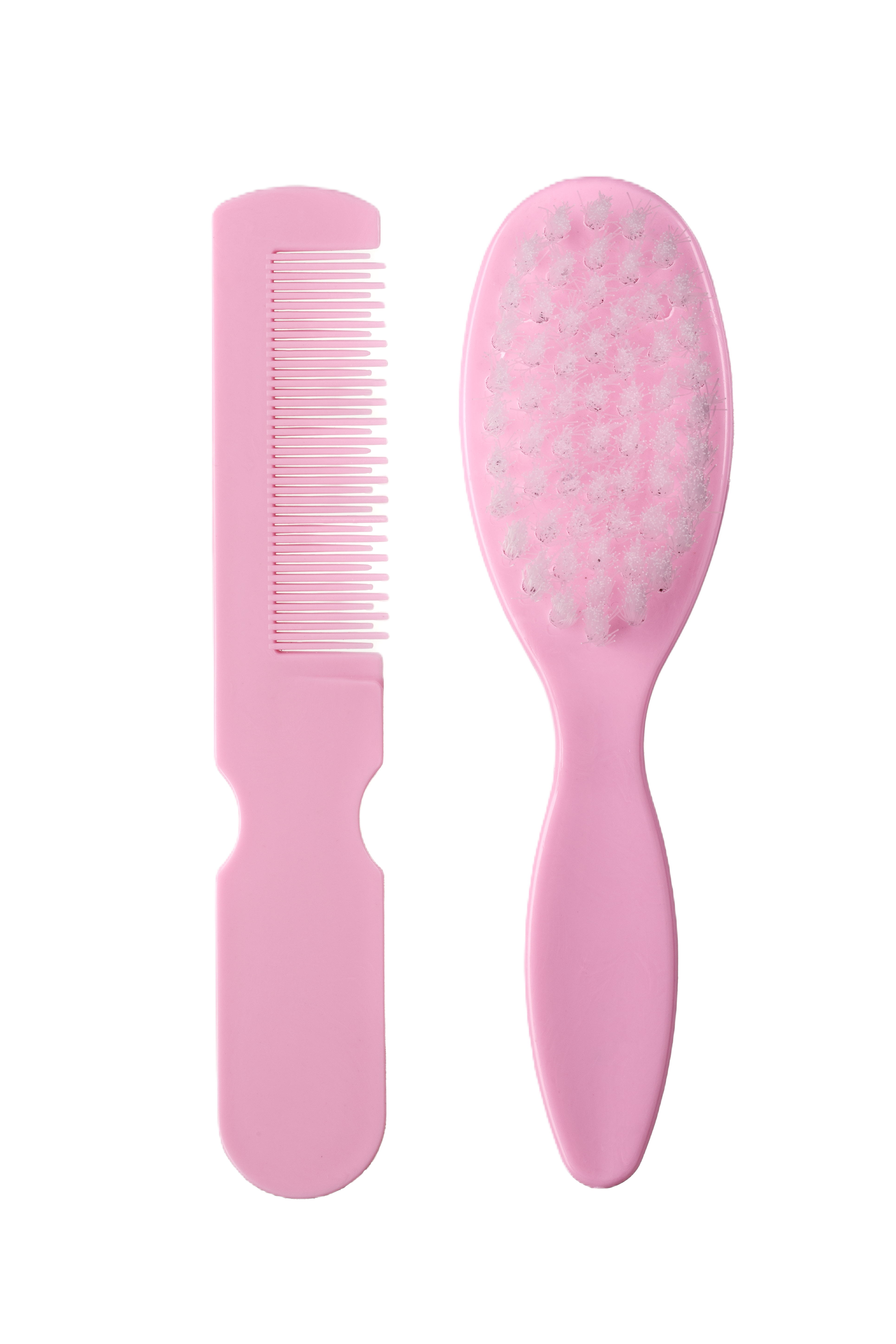 Kit Baby Pente + Escova Rosa Ref: 0536