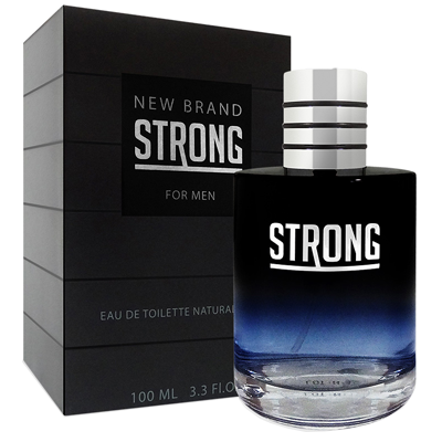 New Brand Strong Edt 100 Ml   Perf Masc