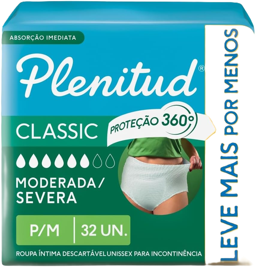 Fr Plenitude Roupa Int Classic Unissex P/M 32 Un