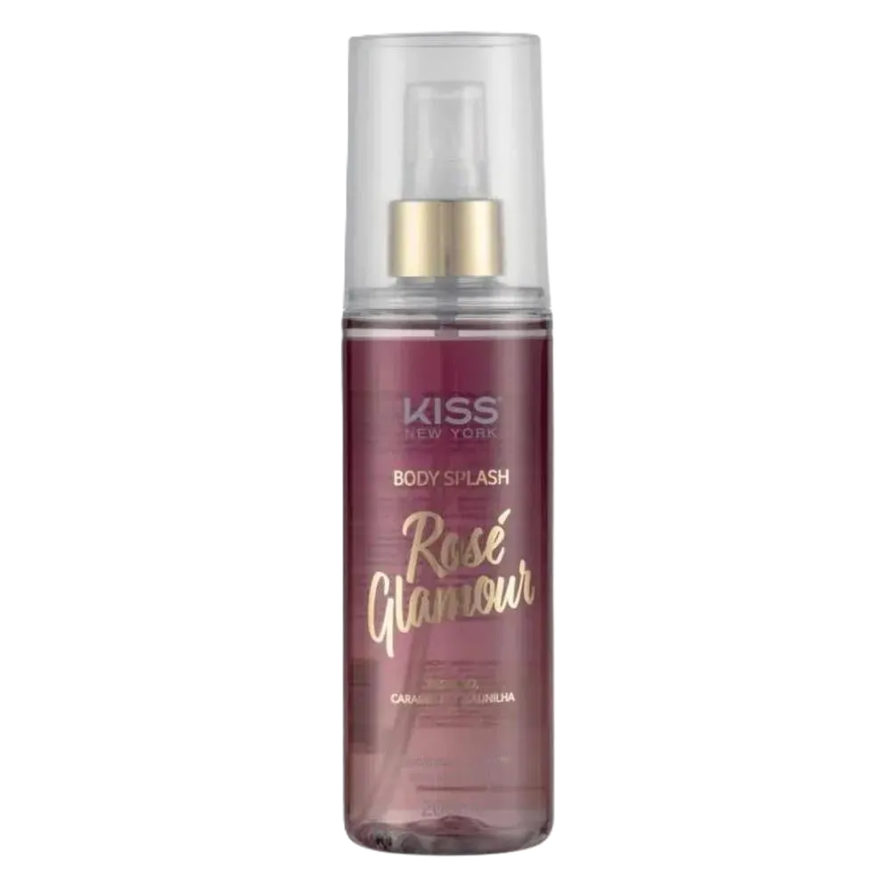 Kiss Ny  Body Splash Rose Glamour 200 Ml