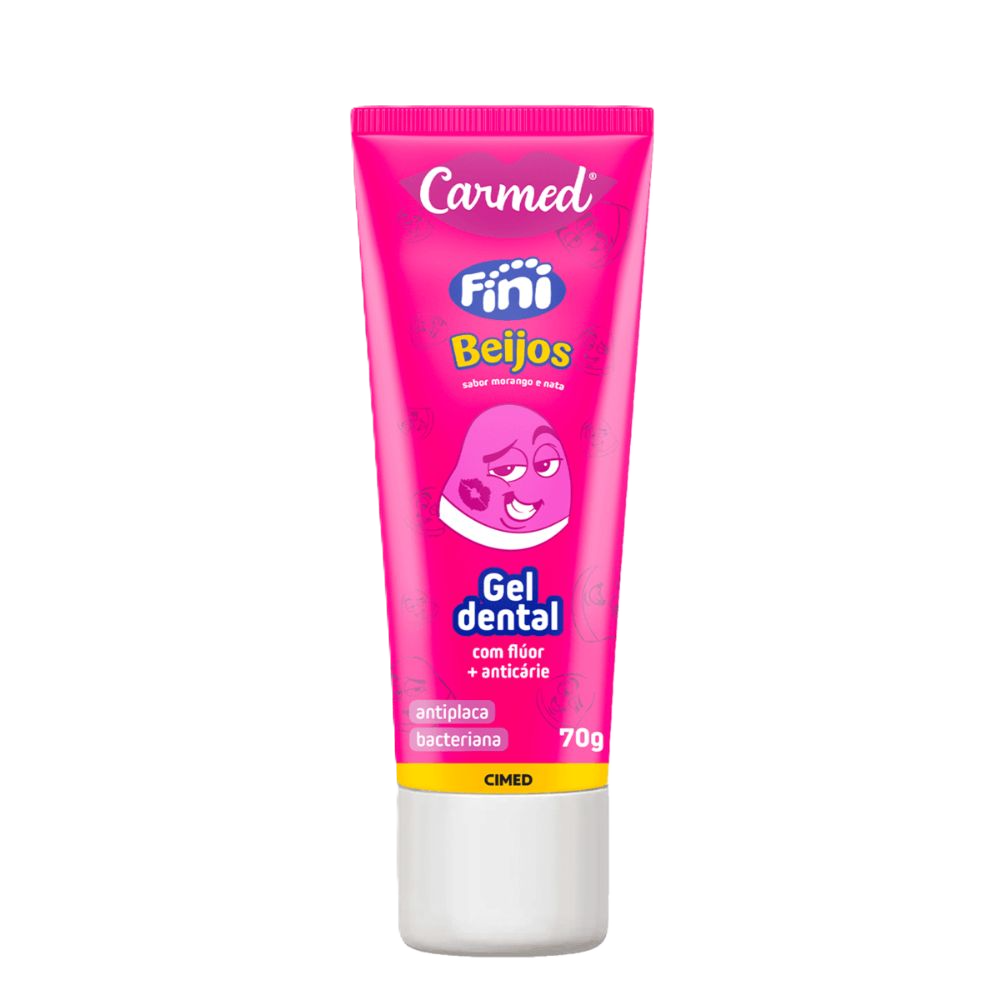 Gel Dental Carmed Fini Beijinho Fluor 70 G
