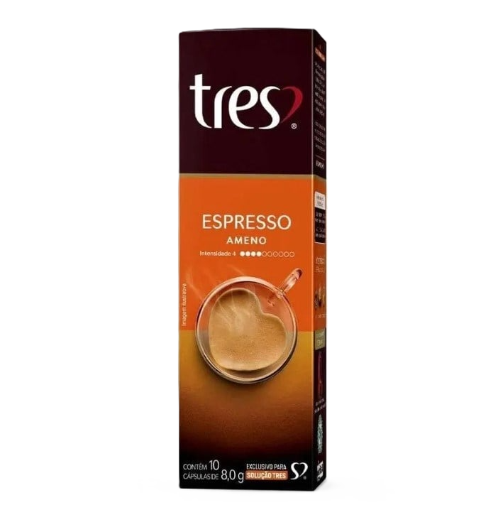 Capsula Cafe Tres Espresso Ameno 10 Un