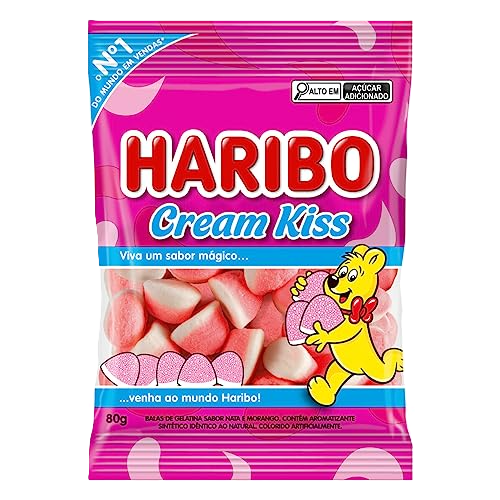 Bala De Gelatina Cream Kiss 80 G