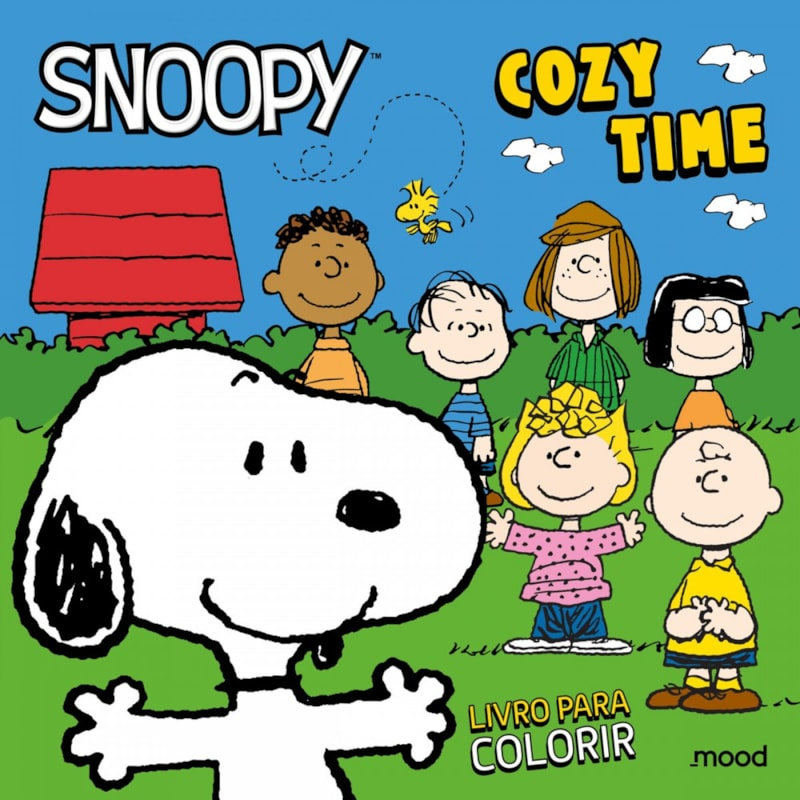 Kit 5 Canetas + Livro Snoopy Cozy Time 1 Un