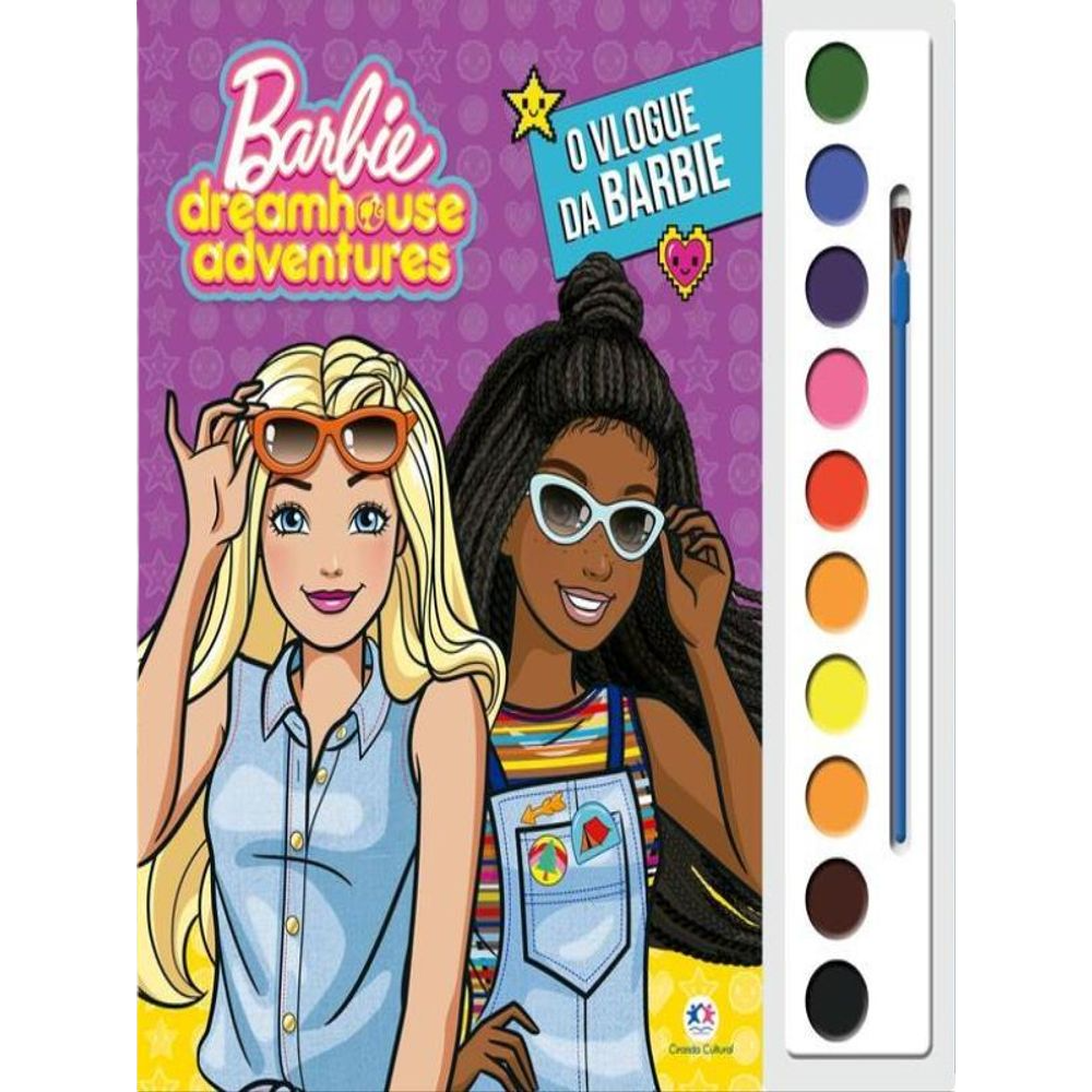 Livro Aquarela O Vlogue Da Barbie 1 Un