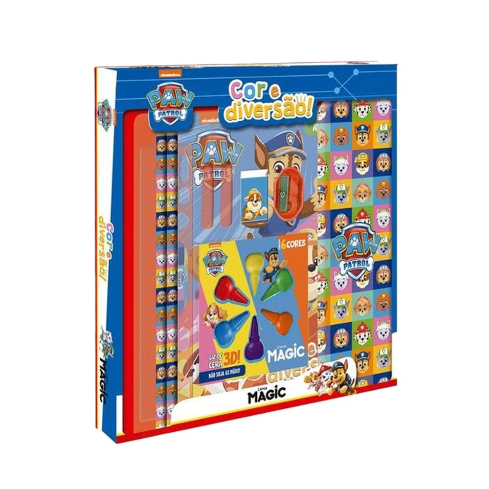 Livro Patrulha Canina Cor E Diversao 1 Un