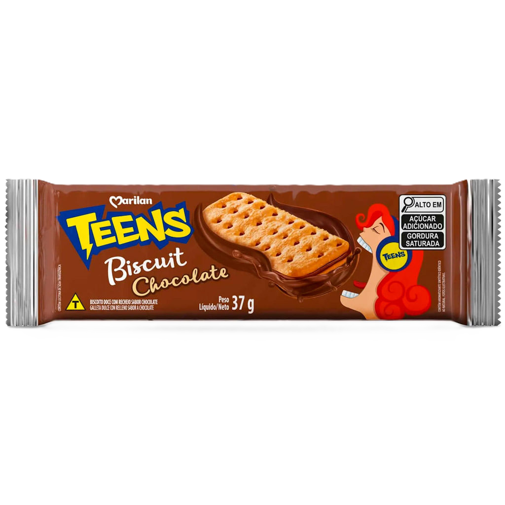 Biscuit Teens Reche Chocolate 37 G