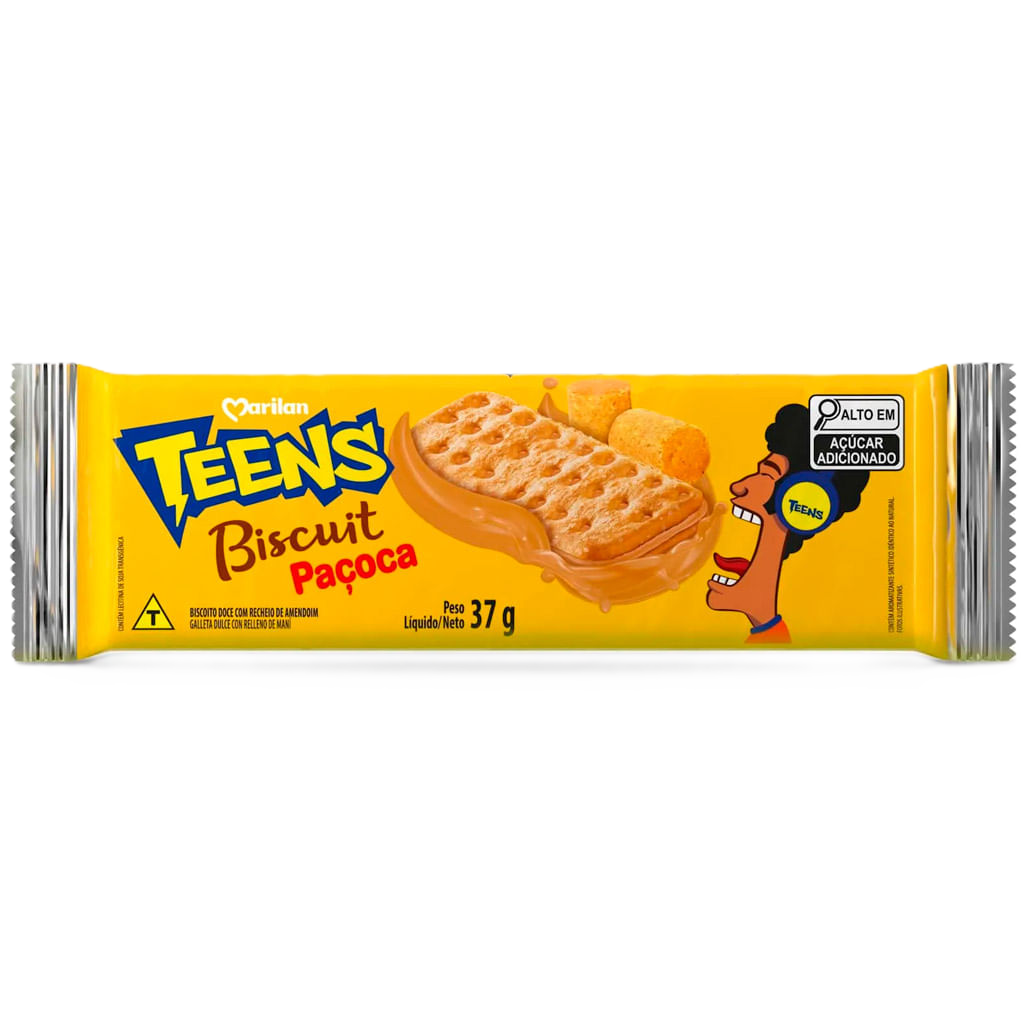 Biscuit Teens Reche Pacoca 37 G