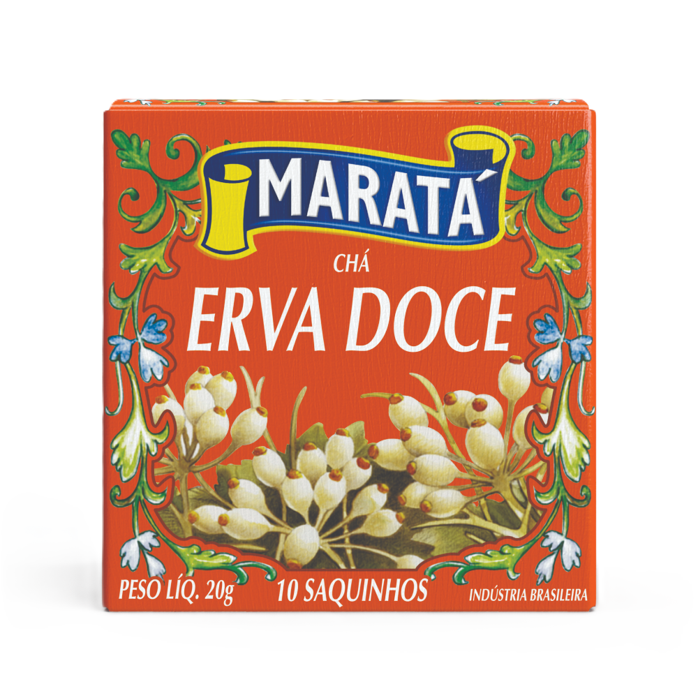 Cha Marata Erva Doce 10 Saches 10 G