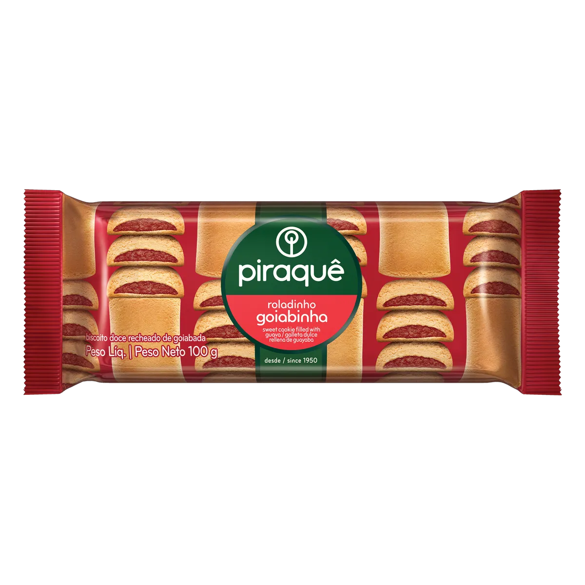 Cookie Piraque Goiabinha 80 G