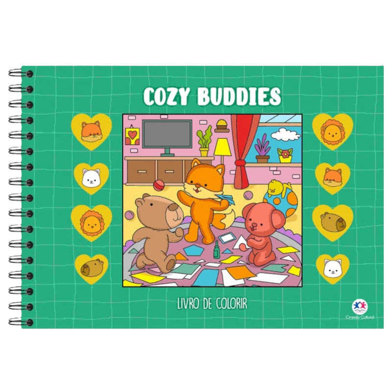 Livrao Colorir Cozy Buddies