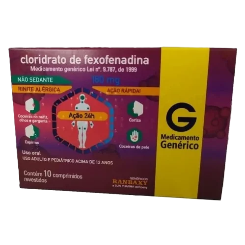 Cloridrato De Fexofenadina 120 Mg C/10(G)Ranbaxy