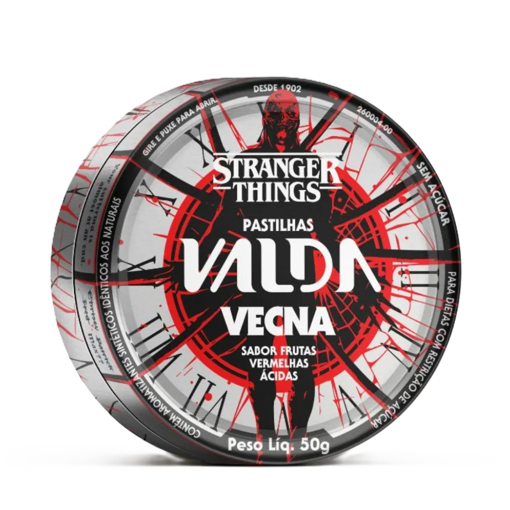 Valda Stranger Things Frutas Vermelhas 50 G