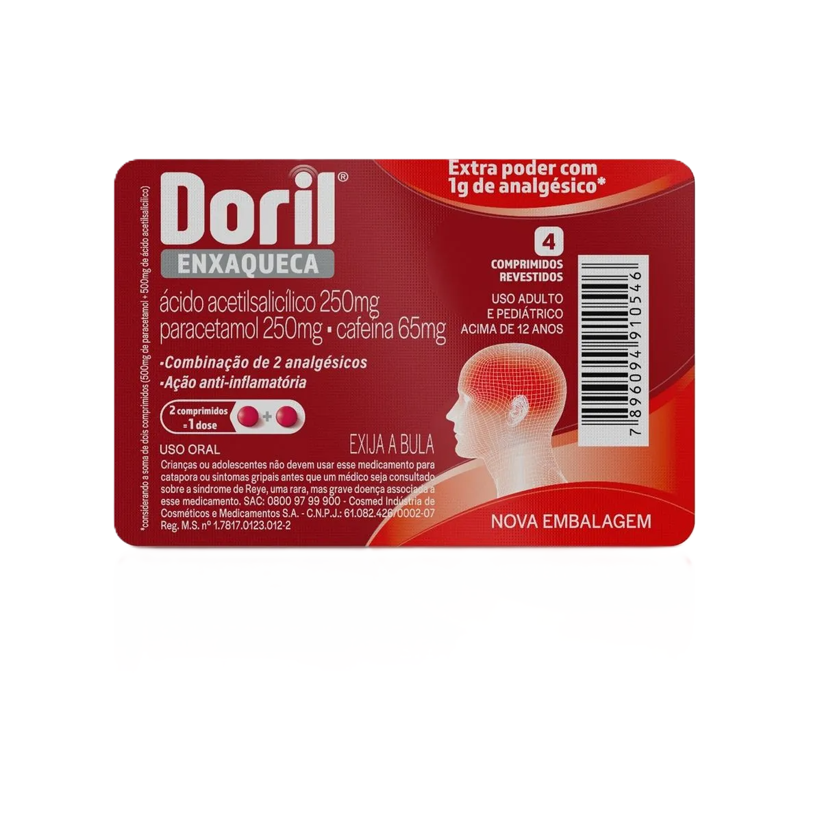 Doril Enxaqueca Env 4 Cpr **