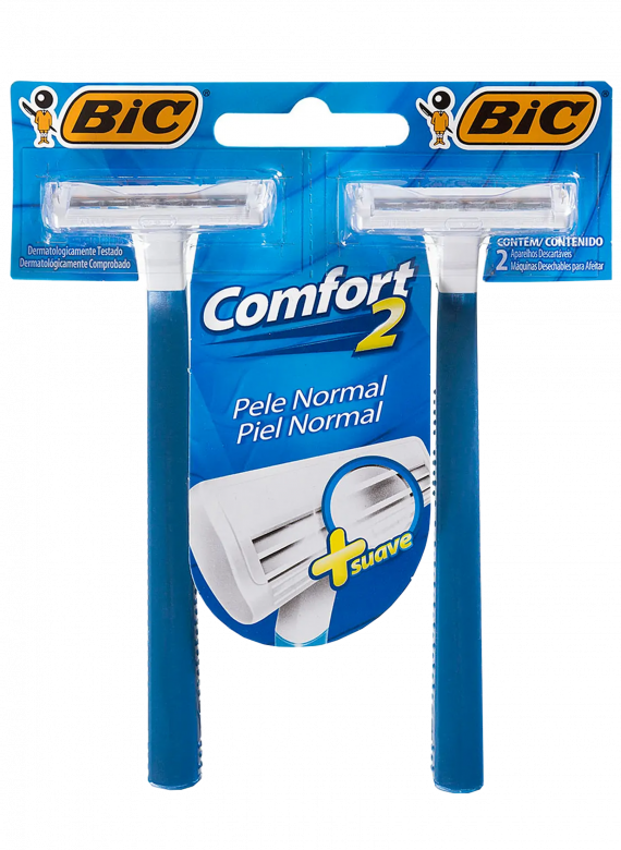 Aparelho Bic Comfort 2 Pele Normal 2 Un