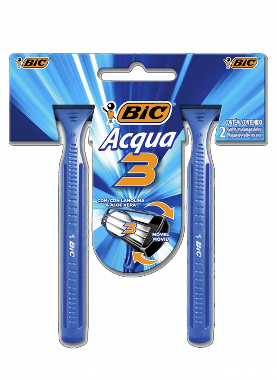 Aparelho Bic 3 Aqua 2 Un