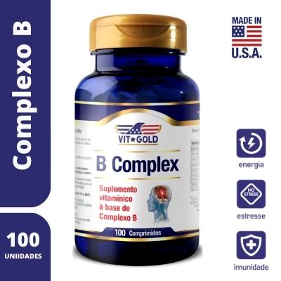 Complexo B Com 100 Cápsulas