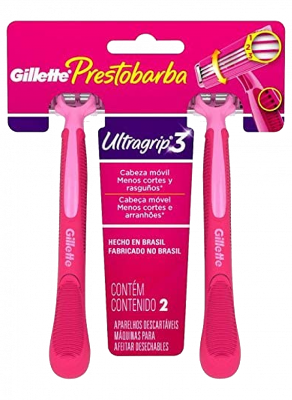 Aparelho Barbear Prest 3 Ug Fem C Movel 2 Un