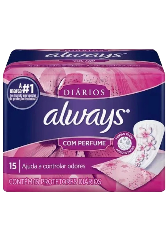 Absorvente Always Protetor Diario Reg C/15
